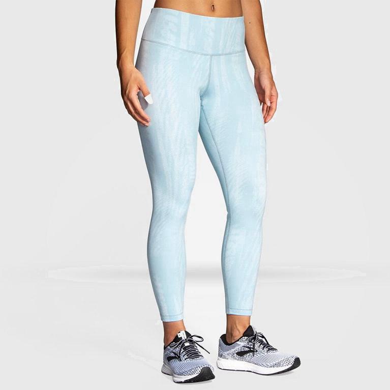 Brooks Formation Womens Running Leggings - Blue - Philippines (129786UPI)